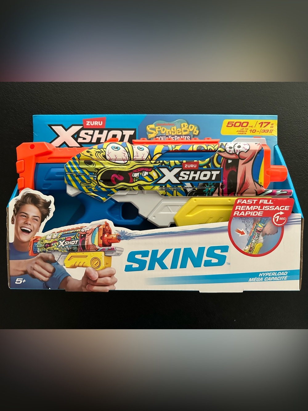 Zuru X-Shot SpongeBob Themed Fast Fill Blaster